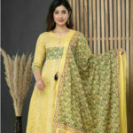 Printed Anarkali Dress